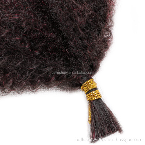 Hot sell Marley Afro Twist Synthetic Braiding Hair Crochet Extensions Small marley hair Afro Kinky Marley Braids